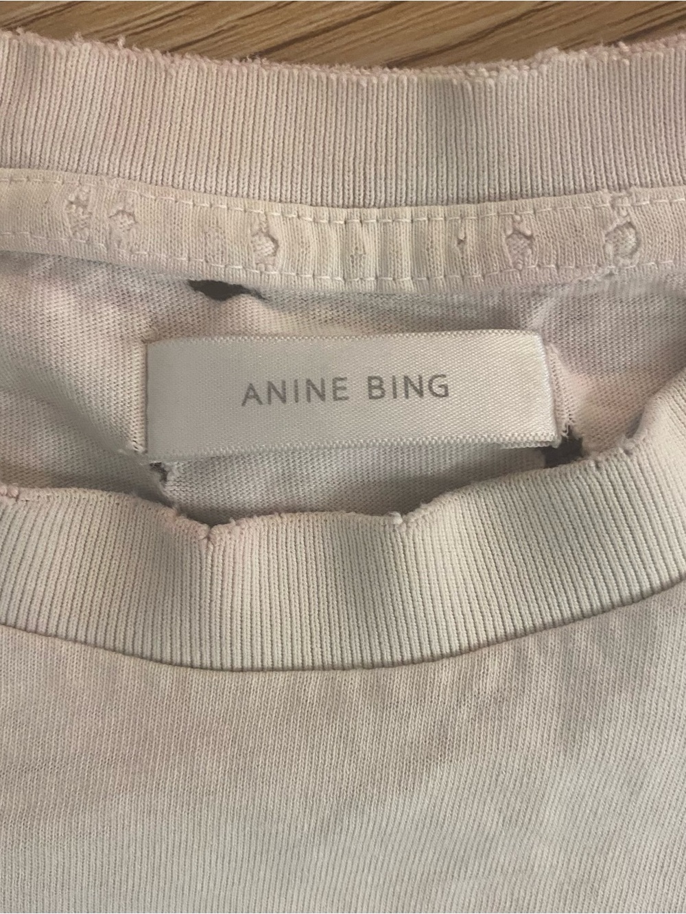 Anine Bing distressed tee - Picture 4 of 4